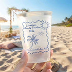 Custom Family Beach Vacation Cups - Family Trip, Friends Trip, Summer Trip - Personalized Cups