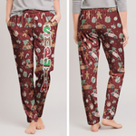 Custom Family Name Elf Santa Letter, Christmas Gift, Holiday Family Gift - Personalized Lounge Pants