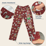 Custom Family Name Elf Santa Letter, Christmas Gift, Holiday Family Gift - Personalized Lounge Pants