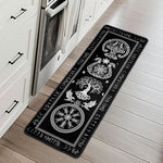 Custom Family Name In Viking Runes - Personalized Runner Rug