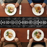Custom Family Name In Viking Runes - Personalized Table Runner