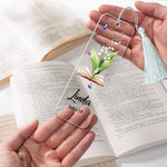 Custom Favorite Bible Verse References With Birth Flower - Custom Acrylic Bookmark