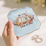Custom Favorite Bible Verse This Is How I Fight My Battles - Personalized Jewelry Dish