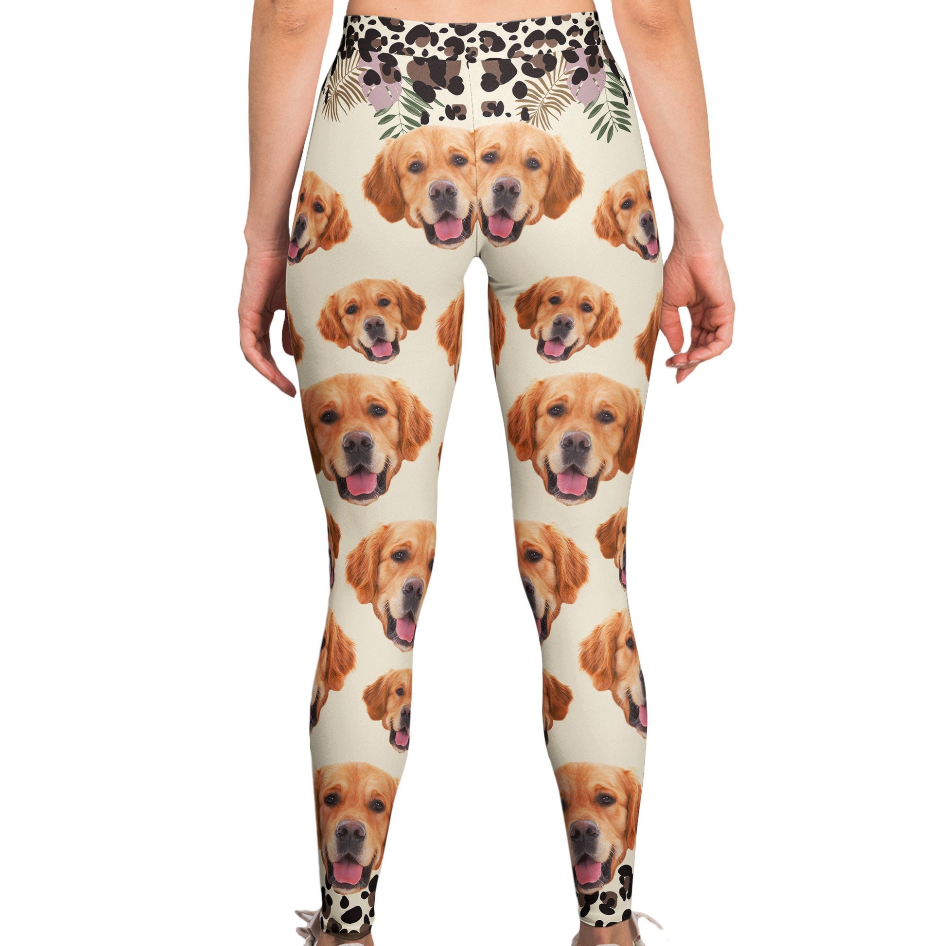 Custom Face Leggings, Funny Leggings, Selfie Leggings