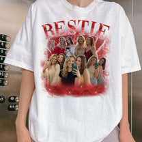 Custom Funny Friends, Besties Photos - Gift For Best Friend - Personalized Photo Comfort Tee