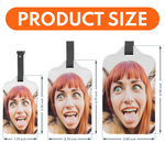 Custom Funny Photo For Friends Family Vacation - Personalized Photo Luggage Tag