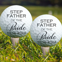 Custom Golf Ball Wedding Gift - Personalized Golf Ball