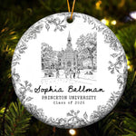 Custom Graduation Gift University Photo - Personalized Ornament