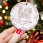 Custom Graduation Gift University Photo - Personalized Ornament