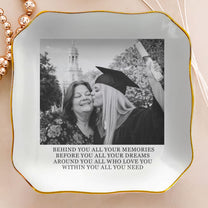 Custom Graduation Photo - Graduated Gifts For Her, Sister, Daughter, Friends - Personalized Photo Jewelry Dish