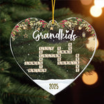 Custom Grandkids 2026 New Version - Personalized Acrylic Ornament