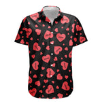 Custom Heart With Name Vintage Aloha Valentine's Day Gift - Custom Hawaiian Shirts