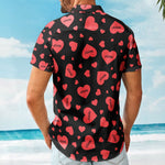 Custom Heart With Name Vintage Aloha Valentine's Day Gift - Custom Hawaiian Shirts