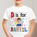 Custom Kids Name Back To School - Personalized Shirt