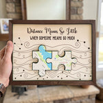 Custom Location Map Puzzle Piece Art - Long Distance Relationship, Family, Friends Gifts - Personalized Wooden Plaque