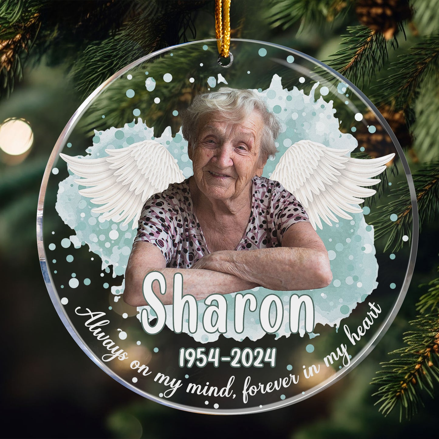 Custom Loved Ones Face - Personalized Acrylic Photo Ornament