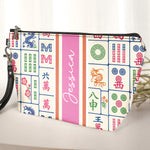 Custom Monogram, Name, Custom Mahjong Tile Bag Gift For Mahjong Lovers - Personalized Bag