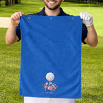 Custom Name And Birth Flower For Golf Lover - Personalized Golf Towel