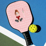 Custom Name Birth Flower For Me Gift - Custom Pickleball Paddle Cover