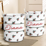 Custom Name & Birth Flower For You - Personalized Laundry Storage Basket