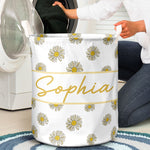 Custom Name & Birth Flower For You - Personalized Laundry Storage Basket