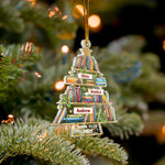 Custom Name Book Club - Personalized Acrylic Ornament