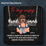 Custom Name Couple You're Sexy I Appreciate You - Custom Name Necklace