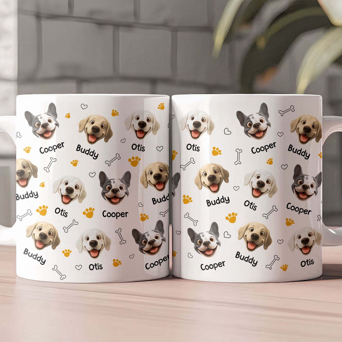 Custom Name Dog Breeds For Dog Mom, Dog Dad, Dog Lovers - Personalized Mug