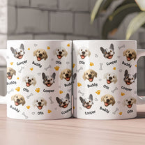Custom Name Dog Breeds For Dog Mom, Dog Dad, Dog Lovers - Personalized Mug