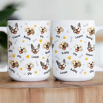 Custom Name Dog Breeds For Dog Mom, Dog Dad, Dog Lovers - Personalized Mug