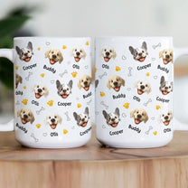 Custom Name Dog Breeds For Dog Mom, Dog Dad, Dog Lovers - Personalized Mug