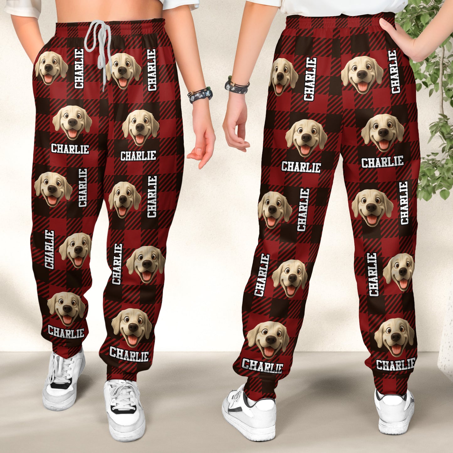 Custom Name Dog breeds - Personalized Sweatpants