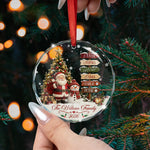 Custom Name Family Christmas Ornament 2026 Santa Snowman - Personalized Ornament