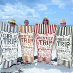 Custom Name Family Trip Girls Trip Vacation - Personalized Quick-Dry Beach Towel