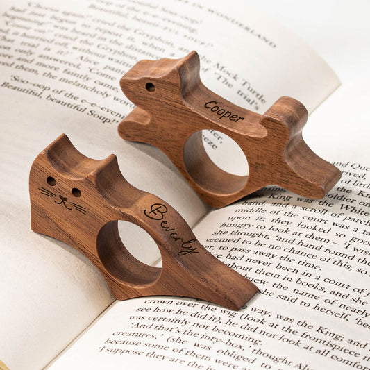 Custom Name For Book Lovers, Pet Lovers - Personalized Book Page Holder