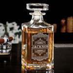 Custom Name Gift For Whiskey Lovers - Custom Decanter