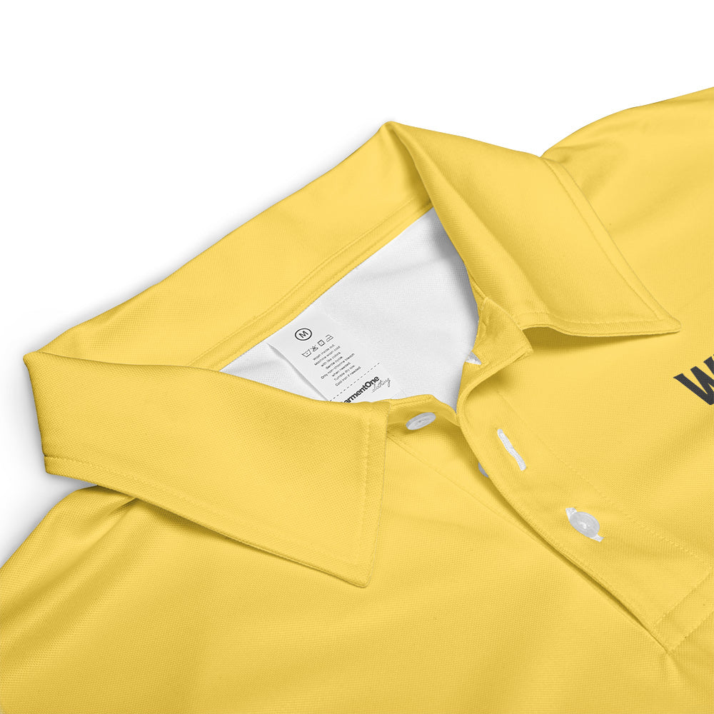 Custom Name Golf Polo Shirt With Skater Golf Ball - Custom Golf Shirt