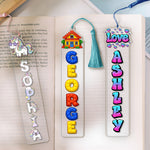 Custom Name Pattern Gift - Custom Acrylic Bookmark