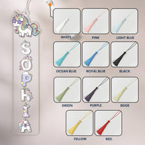 Custom Name Pattern Gift - Custom Acrylic Bookmark
