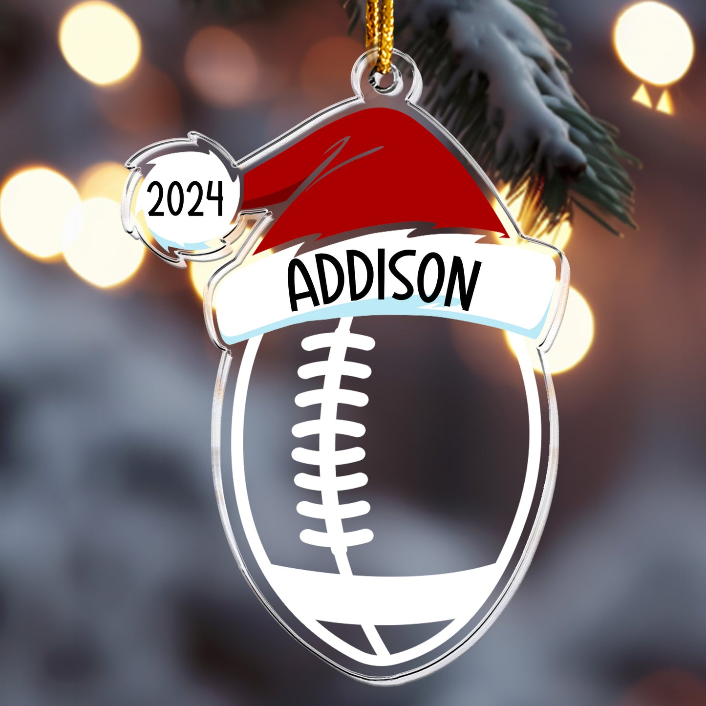 Custom Name Sport - Personalized Acrylic Ornament