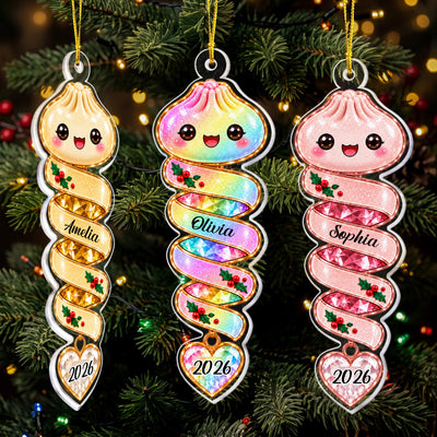 Custom Name Squishy Ornament Gift For Kids - Personalized Ornament