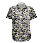 Custom Name With Magic Poisonous Mushroom And Skull - Custom Hawaiian Shirts