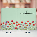 Custom Name & Birth Flower Birthday Gift For Her, Sisters, Daughter, Friends - Personalized Kindle Case
