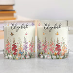 Custom Name & Birth Flower For Her, Teachers, Coworkers, Boss, Friends - Personalized Mugs