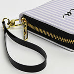 Custom Name & Birth Flower Gift For Her - Personalized Leather Long Wallet