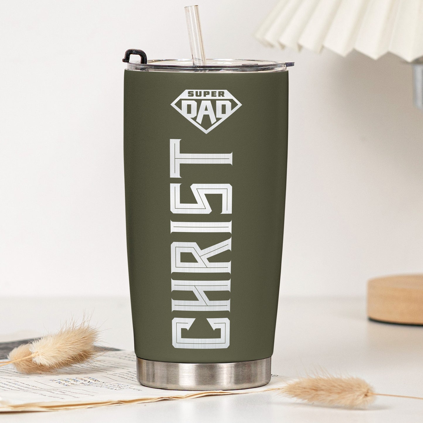 Custom Name & Icon Gift For Husband, Dad, Son - Personalized Tumbler Cup