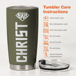 Custom Name & Icon Gift For Husband, Dad, Son - Personalized Tumbler Cup