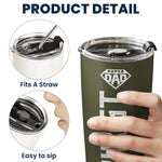 Custom Name & Icon Gift For Husband, Dad, Son - Personalized Tumbler Cup