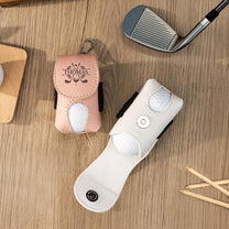 Custom Name, Initials For Him, Golf Lovers, Husband, Dad - Personalized Golf Ball Holder