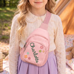Custom Name, Monograme For Kids, Outdoor Bag - Personalized Sling Bag